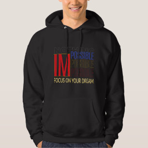 Moletom IM Possível - Foco no seu sonho Ar Inspiracional