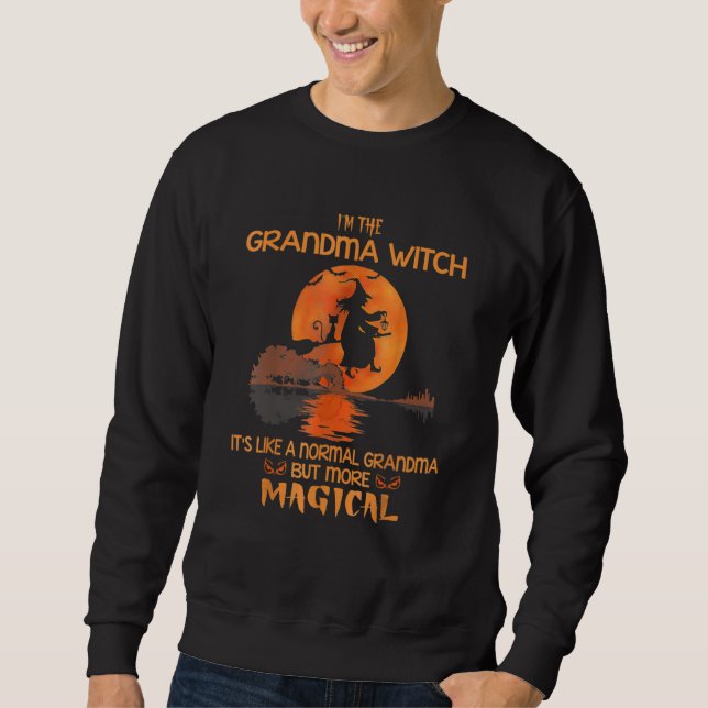 Moletom I'm The Grandma Witch Like A Normal Grandma Hallow (Frente)