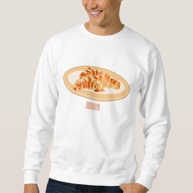 Moletom Imagem croissant (Frente)