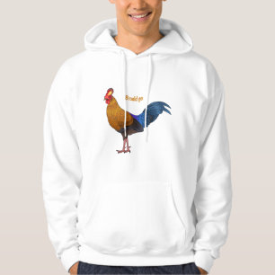 Moletom Imagem de desenho animado de aves de junglefowl no