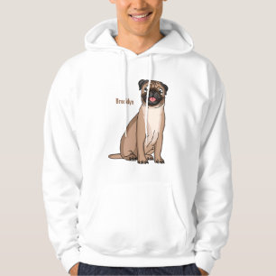 Moletom Imagem de desenho animado de cachorro feliz e engr
