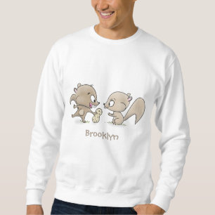 Moletom Imagem de desenho animado de esquilos engraçados