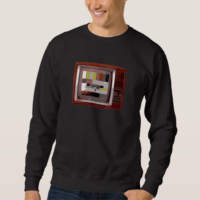 Moletom Imagem De Teste Ddr De Quebra De Televisão (Frente)