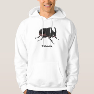 Moletom Imagem do desenho animado do besouro da rinoceront