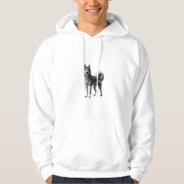 Moletom Imagem Dupla de Hoodie Siberiano Elegante