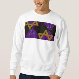 Moletom Imagem temática de Hanukkah da SlipperyJoe's amare