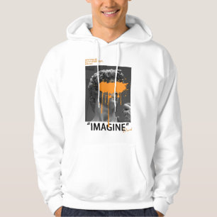 Moletom IMAGINE a escultura David com T-Shirt cor de laran