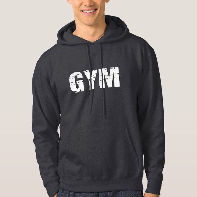Moletom Imobilizável: Design de Gym Motivacional (Frente)