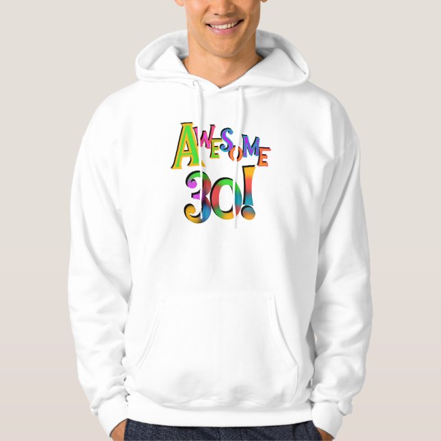 Moletom Incrível 30 t-shirts e presentes (Frente)