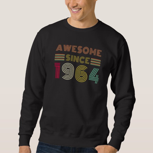 Moletom Incrível desde 1964 58º Aniversário Retro (Frente)