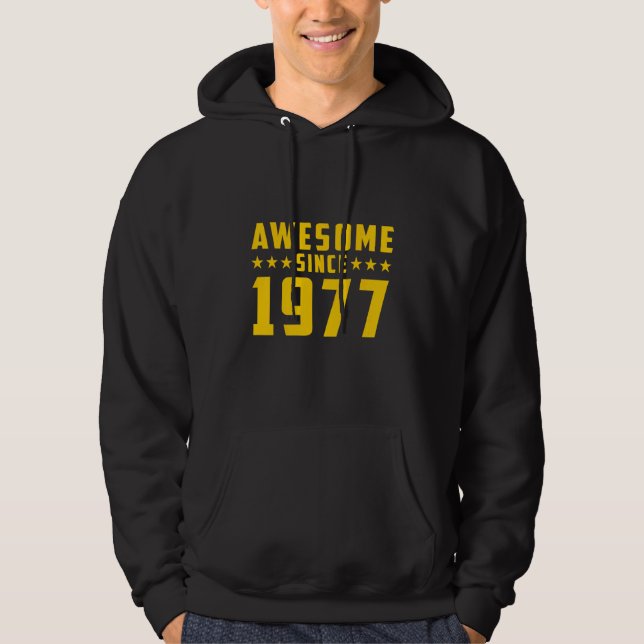 Moletom Incrível Desde 1977 Aniversário (Frente)