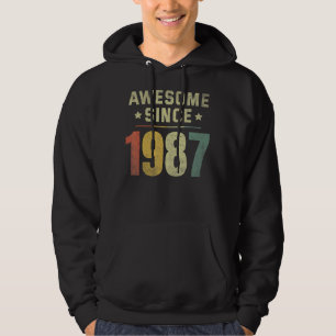 Moletom Incrível desde 1987 35º aniversário Retro Men Wome