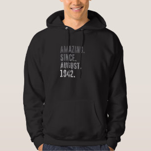 Moletom Incrível desde agosto de 1942, 80 Aniversário Vint