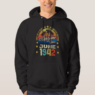 Moletom Incrível desde junho de 1942 80 Vintage Aniversári