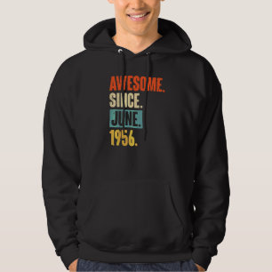 Moletom Incrível desde junho de 1956 66 anos 66 anos