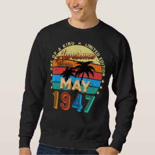 Moletom Incrível desde maio de 1947, 75º aniversário Vinta