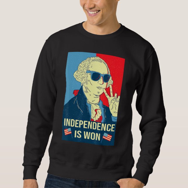 Moletom Independência É Conquistada George Washington Inde (Frente)
