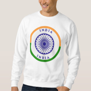 Moletom Índia Ashoka Chakra Circle Shape