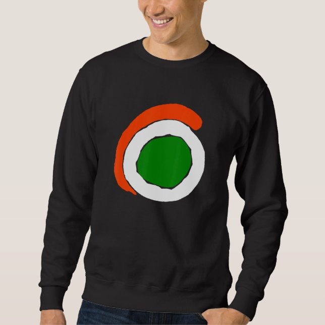 Moletom Índia  Bandeira da Índia  Mapas da Índia (Frente)