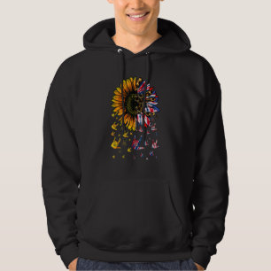 Moletom Indicador Americano Leopardo Tie Dye Sunflower Lan