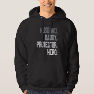 Moletom Indicador do Dia de os pais Heroico do Protetor do