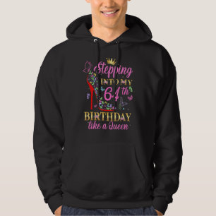 Moletom Indo Ao Meu 64º Aniversário Como Uma Rainha Chefe