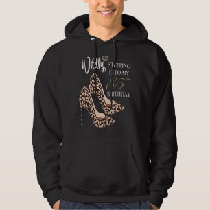 Moletom Indo Para O Meu 85º Aniversário, Leopard Print Che