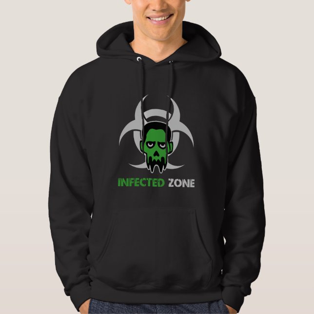 Moletom Infected Area Zombie Warning (Frente)
