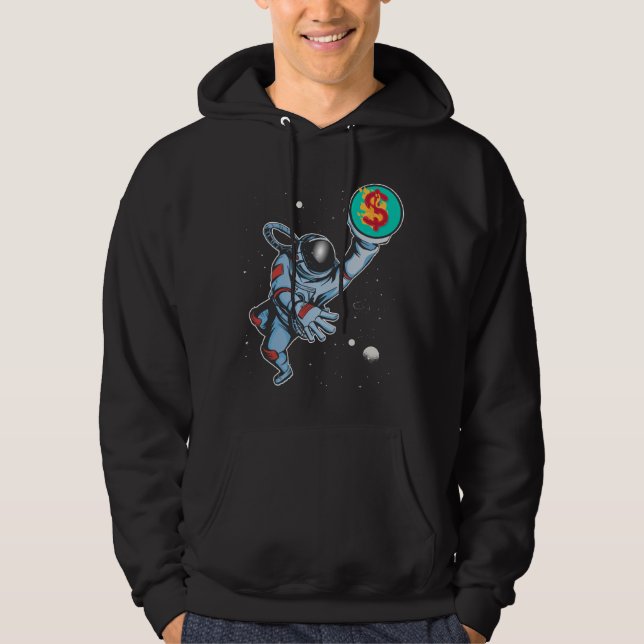 Moletom Inflação ao astronauta da lua (Frente)