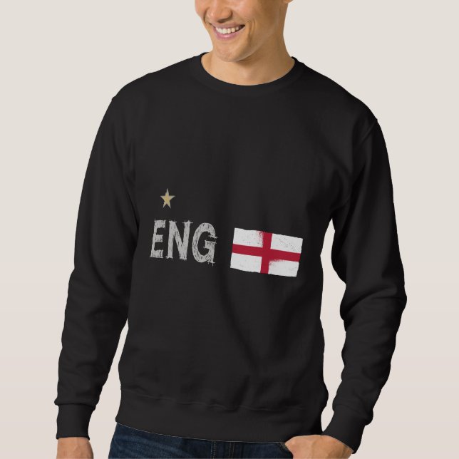 Moletom Inglaterra Fan Shirt English Flag (Frente)