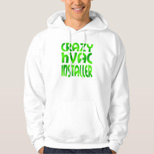 Moletom Instalador Crazy HVAC em Verde