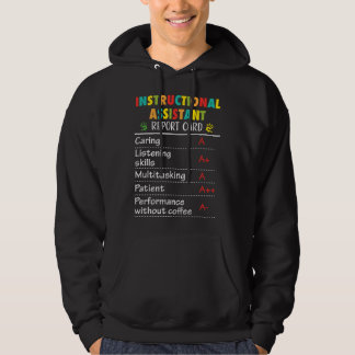 Moletom Instructional Assistant Funny Report Appreciation 