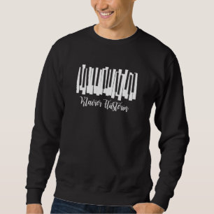 Moletom Instrumento Musical do Teclado Piano Whisper Say