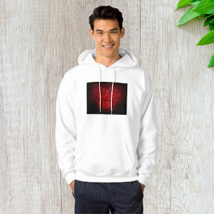 Moletom Intrate Red Mandala Heart Romantic Boho Patterno