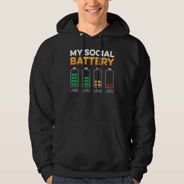Moletom Introduzida Bateria Social Anti-Social Introduzida (Frente)