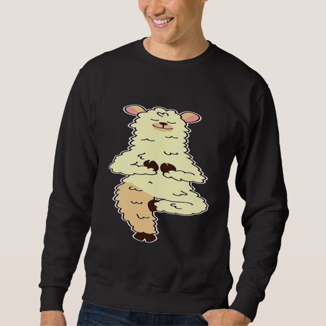 Moletom Ioga Alpaca Llama Ioga (Frente)
