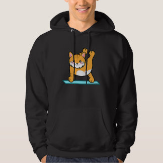 Moletom Ioga Com Meu Gato Meu Ioga