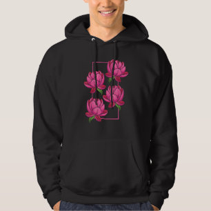 Moletom Ioga Espiritual Floral Boho Asiático Pilates Lótus