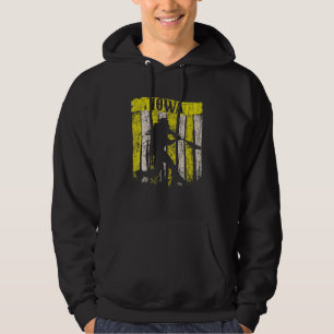 Moletom Iowa Baseball Player Vintage - Estado norte-americ