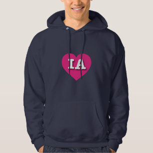 Moletom Iowa Hot Pink Heart - Eu amo IA