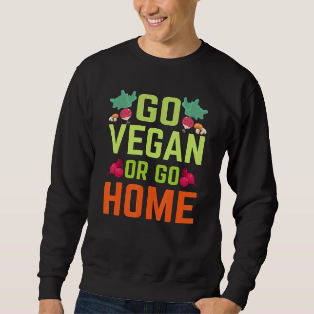 Moletom Ir Para Vegan Ou Ir Para Casa (Frente)