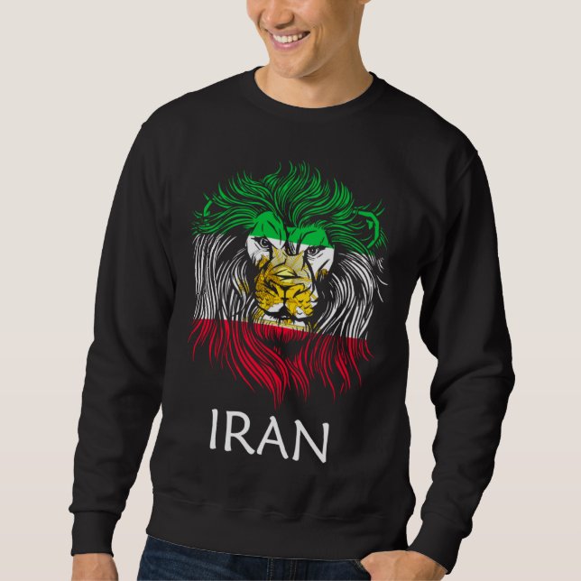 Moletom Iranian Lion Head Flag Iran (Frente)