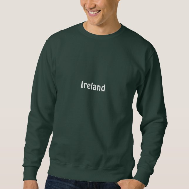 Moletom IRELAND - camisola (verde) (Frente)