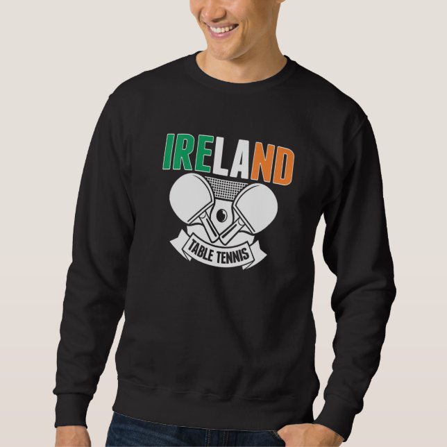Moletom Ireland Ping Pong   Irish Table Tennis Team Suppor (Frente)