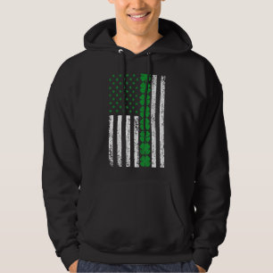 Moletom Irish American Shamrock Flag St Patricks Paddy Pat