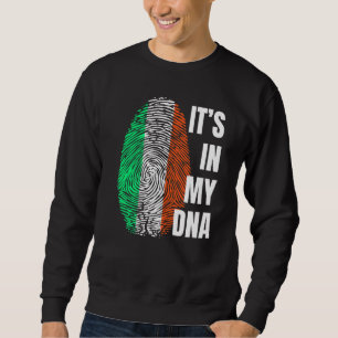 Moletom Irish Flag Dna Fingerprint Irlanda