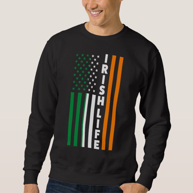 Moletom Irish Life Irland Irish Flag (Frente)