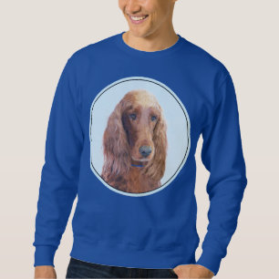 Moletom Irish Setter Painting - Bela Arte Original De Cach