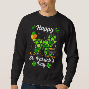 Moletom Irish Shih Tzu Dog Cute Shamrock Rua Patrick S Day
