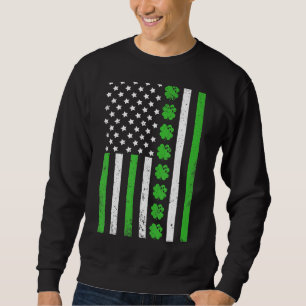 Moletom Irlanda Boliche Esporte Eua Flag Shamrock Rua Patr